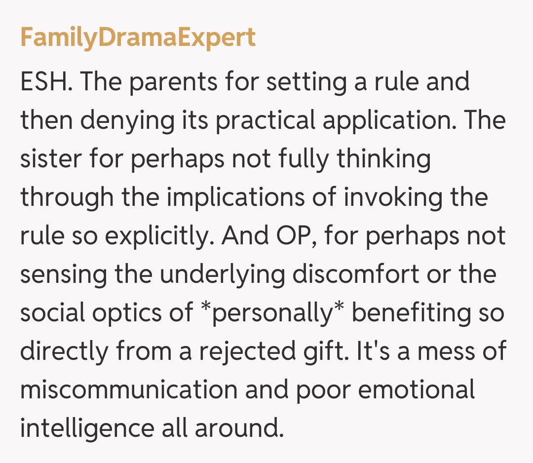 Comentariu de la FamilyDramaExpert