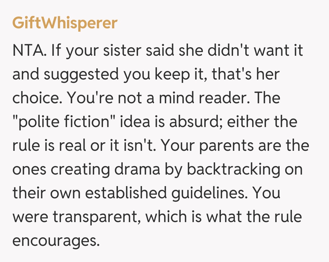 Comentariu de la GiftWhisperer