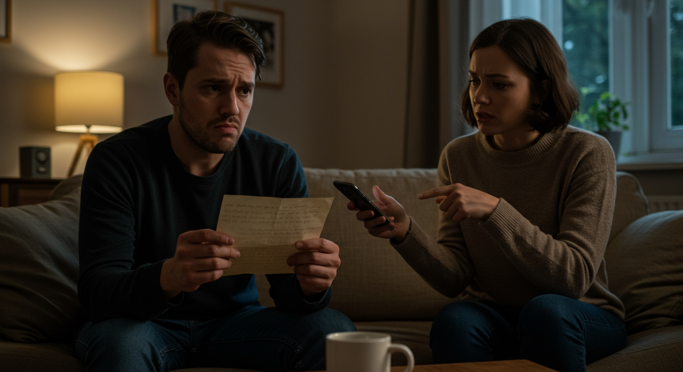 AITAH for telling my fiancee to not share a letter my ex-wife sent to me on social media?