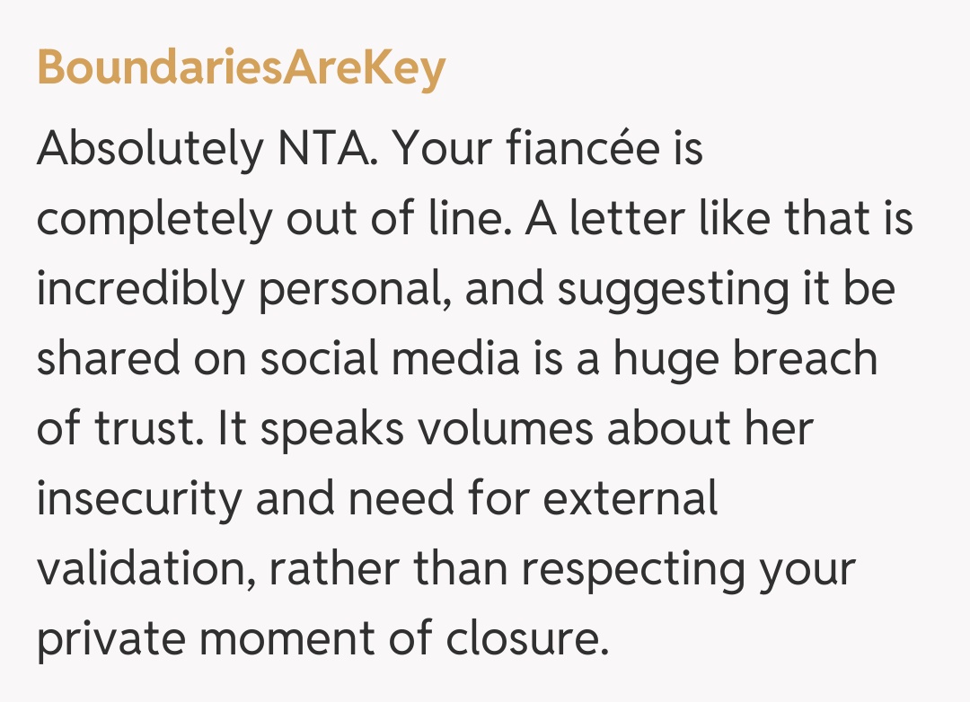 Comentariu de la BoundariesAreKey