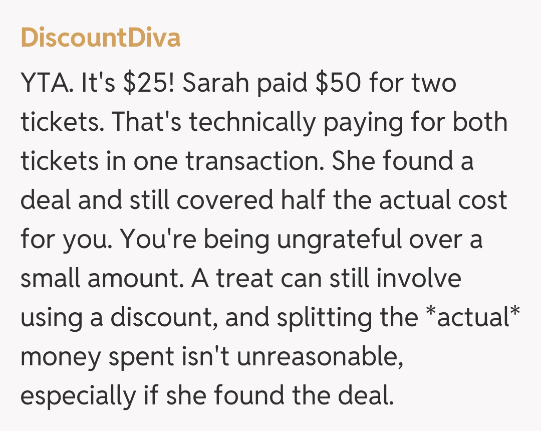 Comentariu de la DiscountDiva