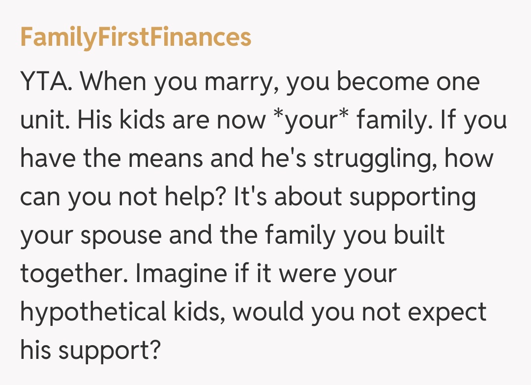 Comentariu de la FamilyFirstFinances