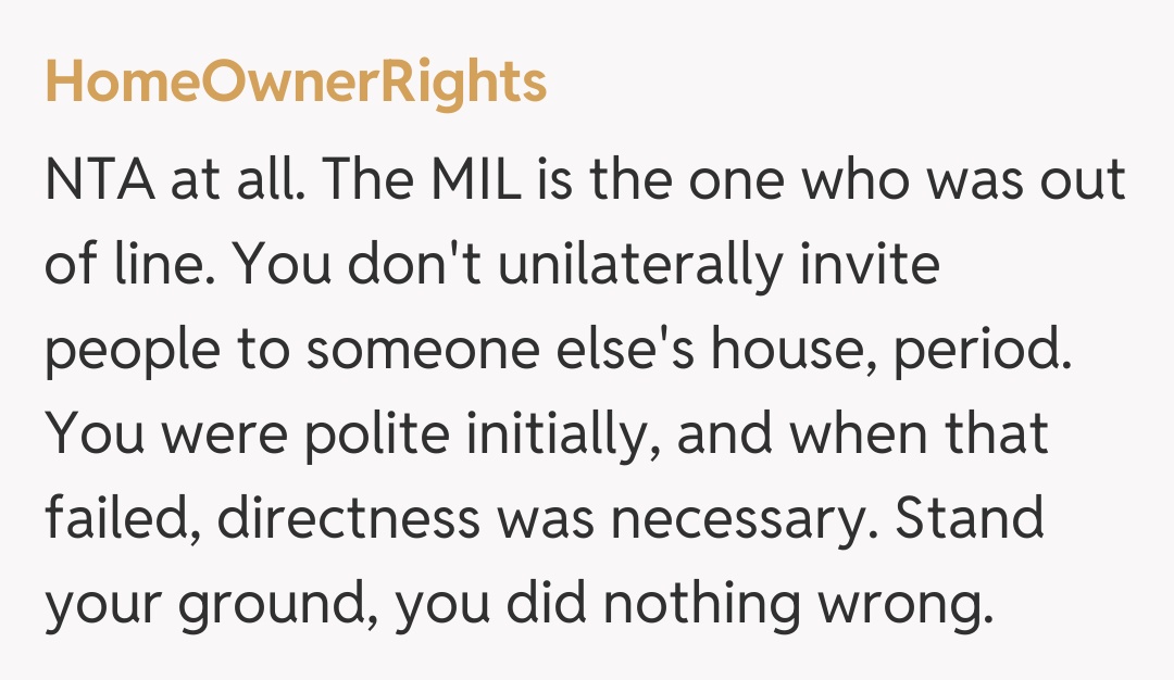 Comentariu de la HomeOwnerRights