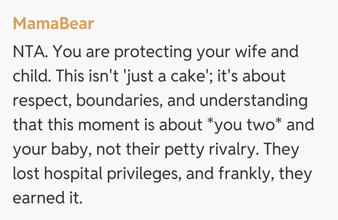 Comentariu de la MamaBear