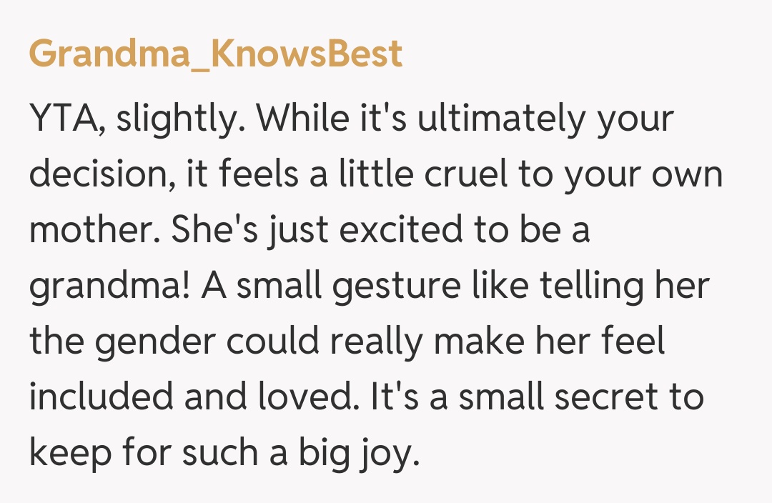 Comentariu de la Grandma_KnowsBest