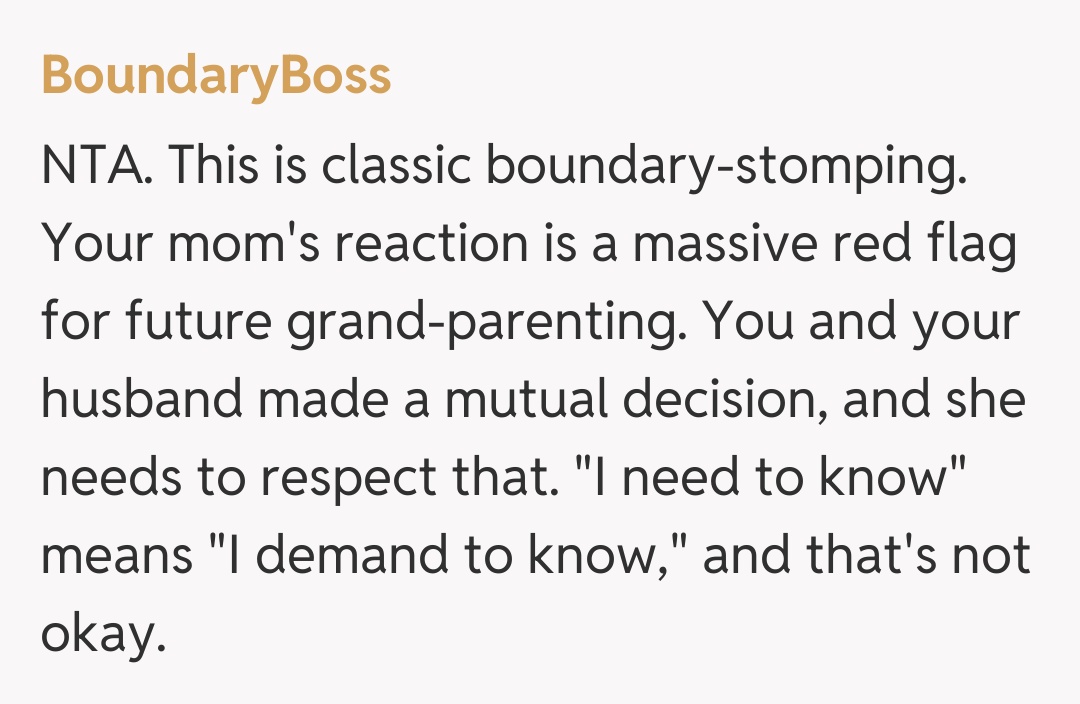 Comentariu de la BoundaryBoss