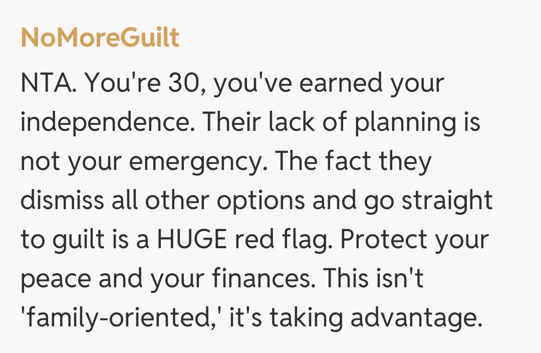 Comentariu de la NoMoreGuilt