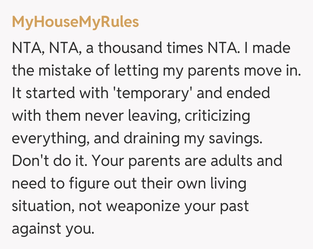 Comentariu de la MyHouseMyRules