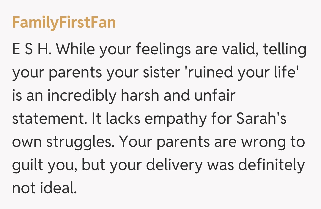 Comentariu de la FamilyFirstFan