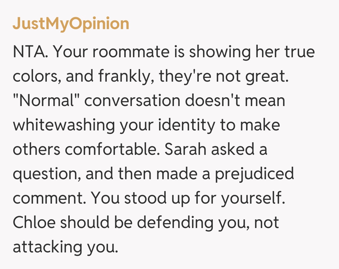 Comentariu de la JustMyOpinion