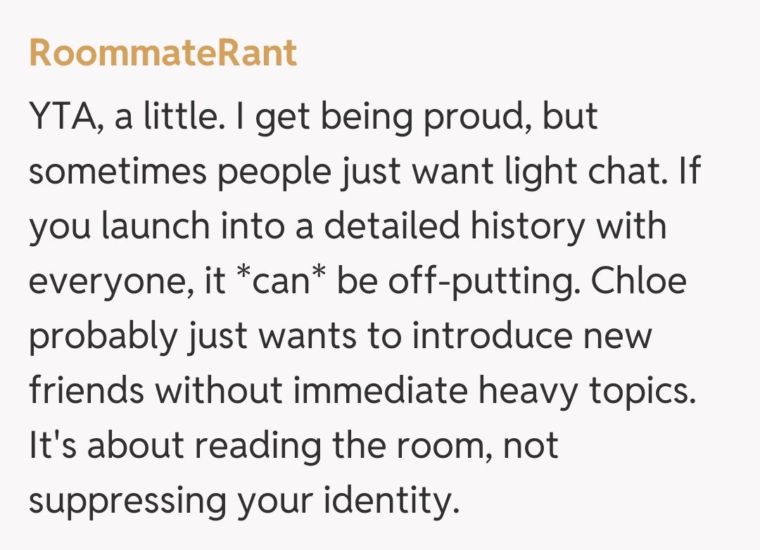 Comentariu de la RoommateRant