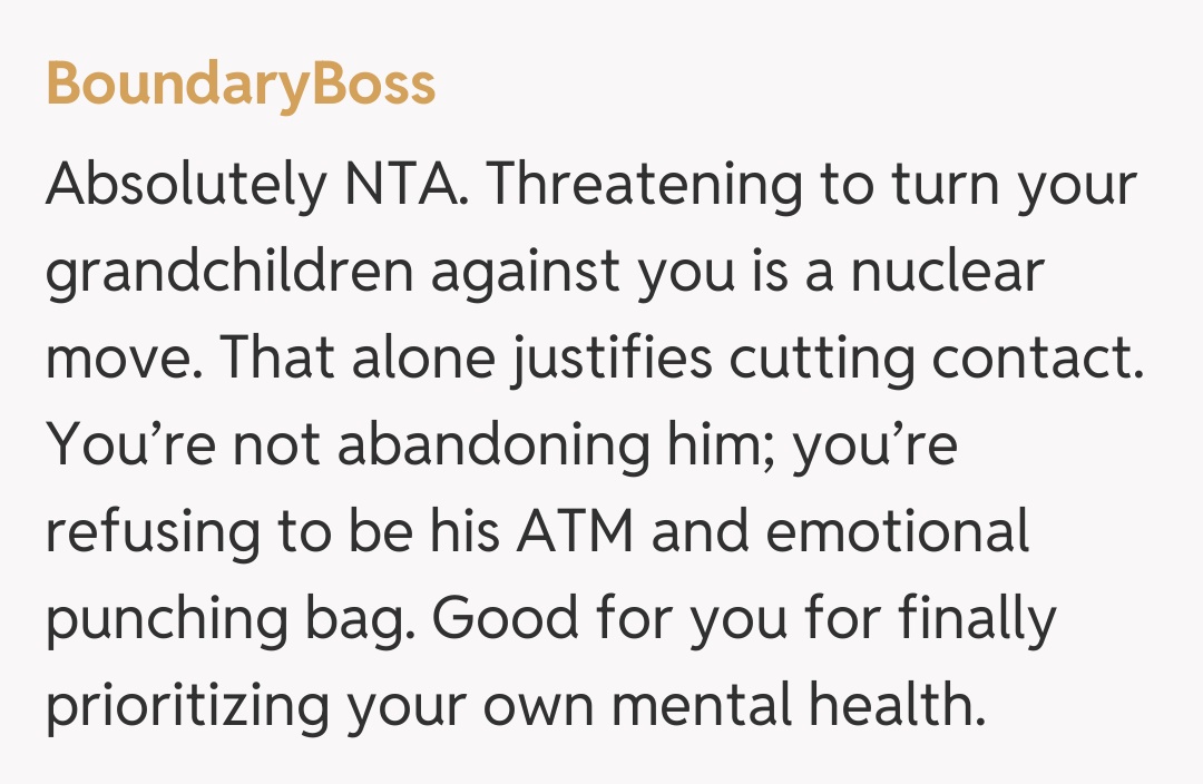 Comentariu de la BoundaryBoss