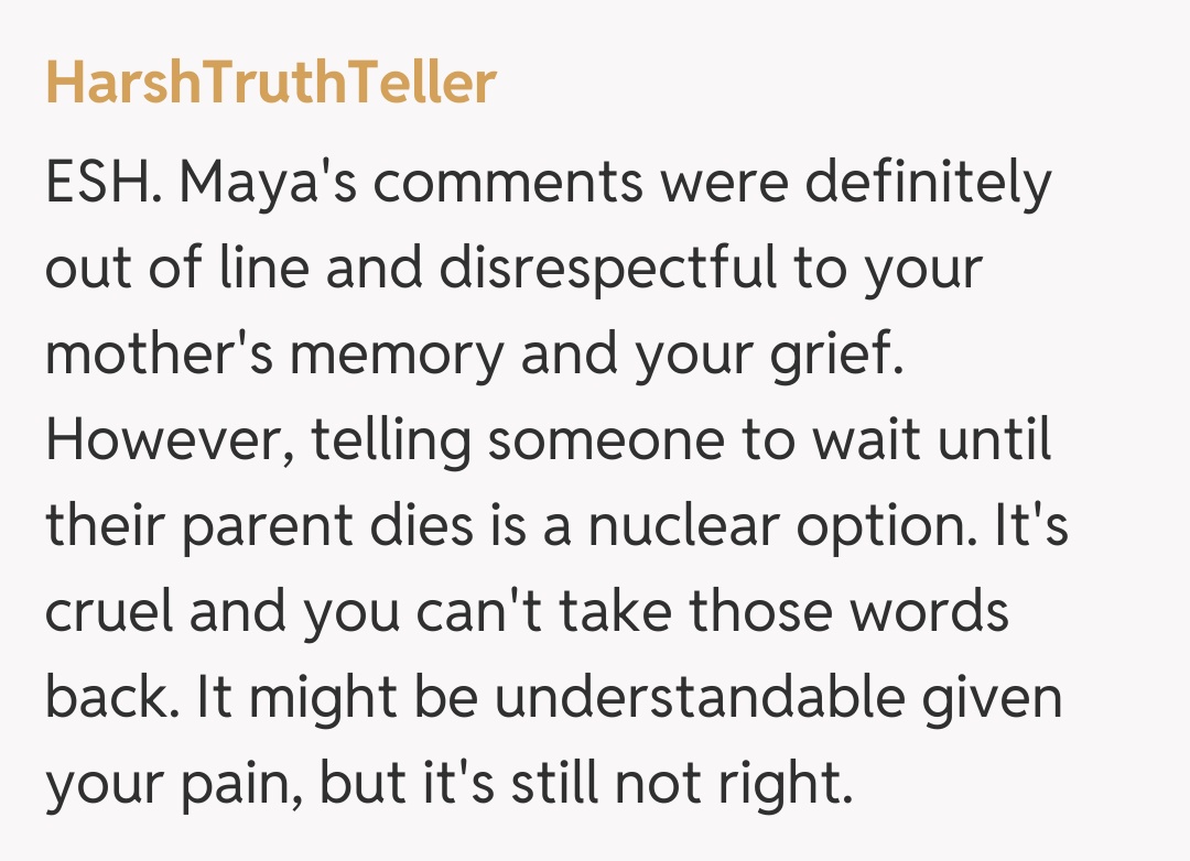 Comentariu de la HarshTruthTeller