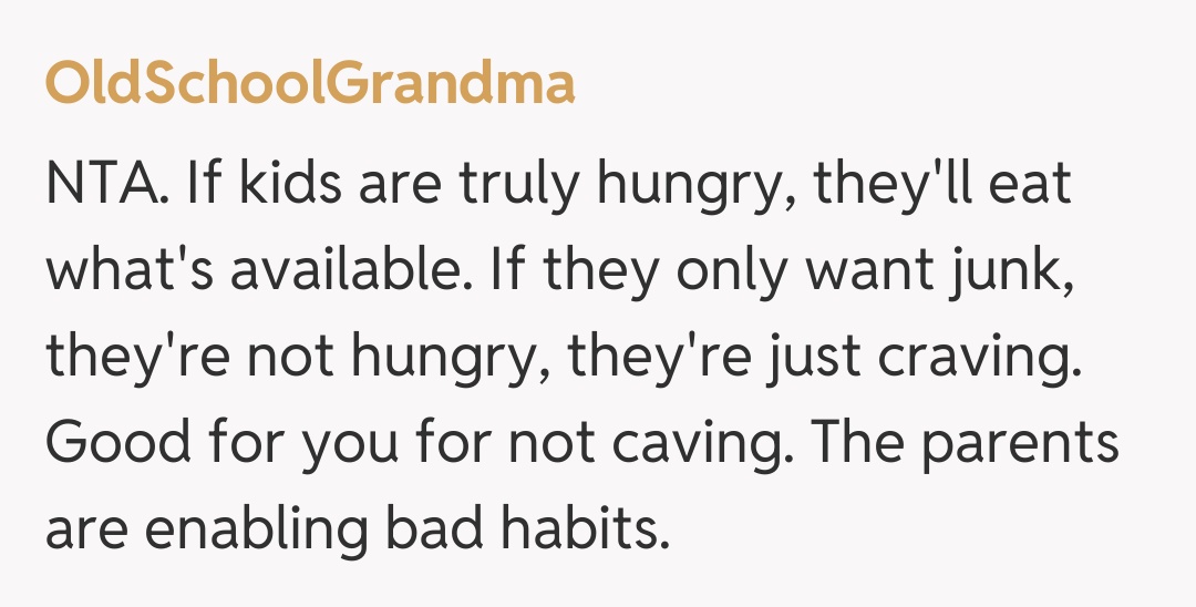 Comentariu de la OldSchoolGrandma