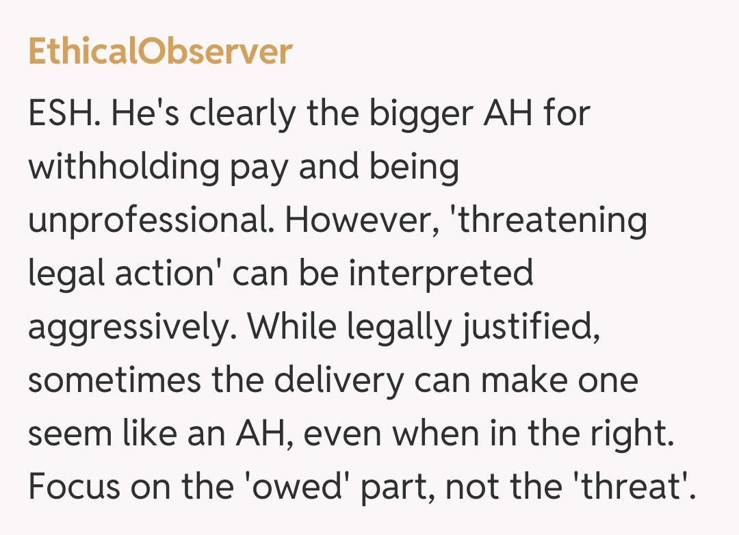 Comentariu de la EthicalObserver