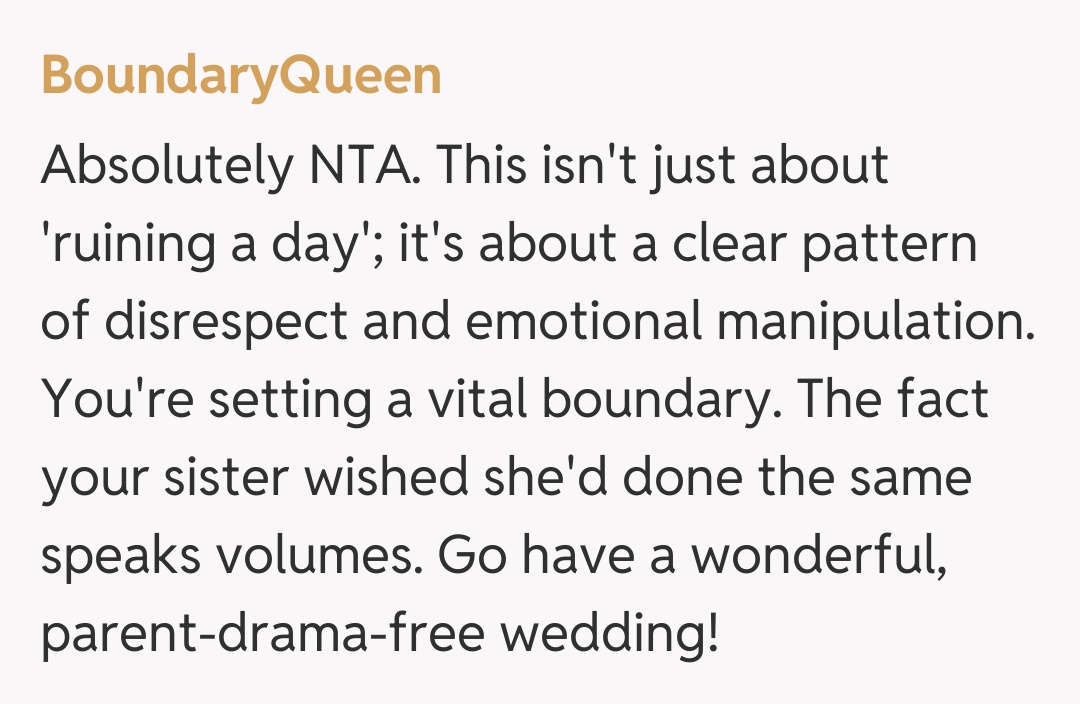 Comentariu de la BoundaryQueen