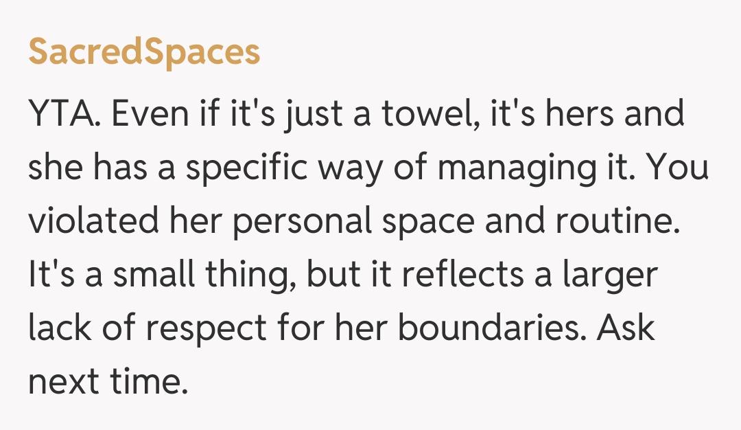 Comentariu de la SacredSpaces