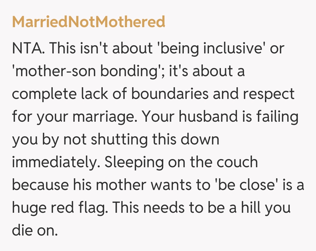 Comentariu de la MarriedNotMothered