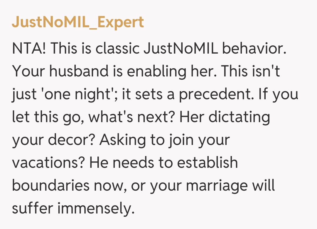 Comentariu de la JustNoMIL_Expert