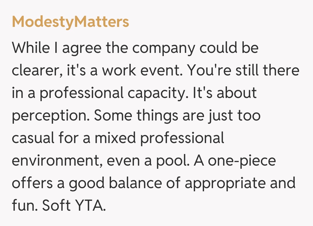 Comentariu de la ModestyMatters