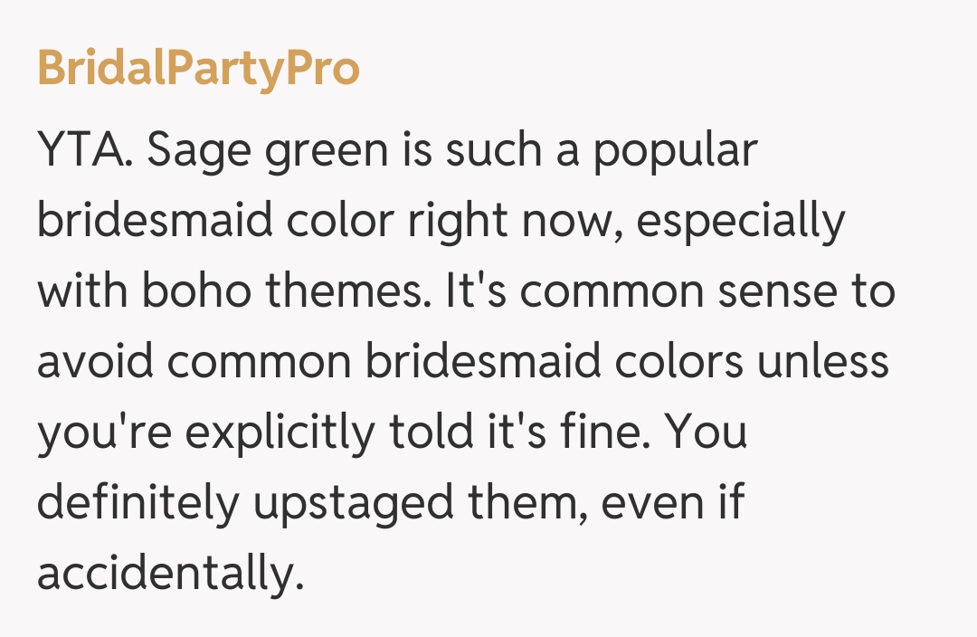 Comentariu de la BridalPartyPro