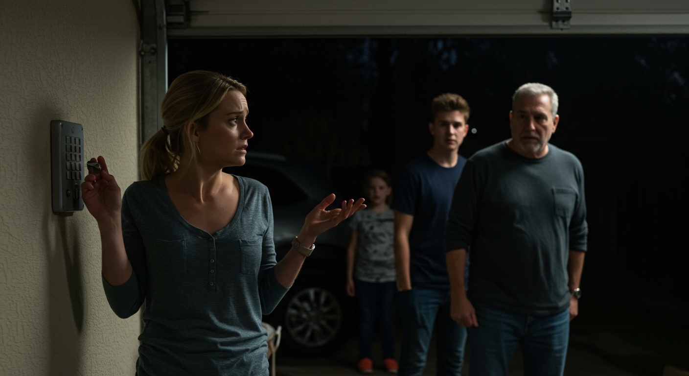 AITAH - husband mad at me for wanting to change the garage door code?