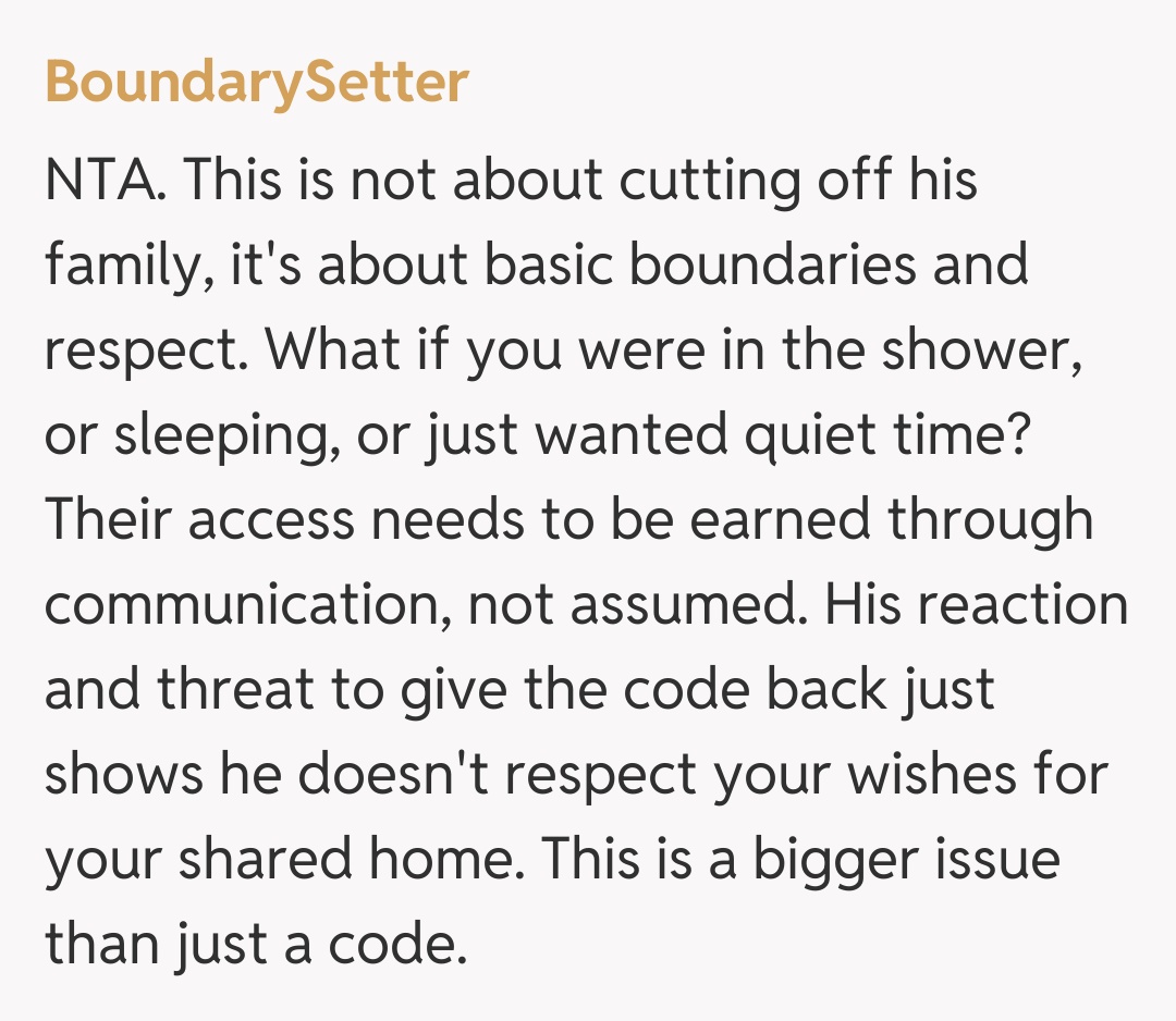 Comentariu de la BoundarySetter