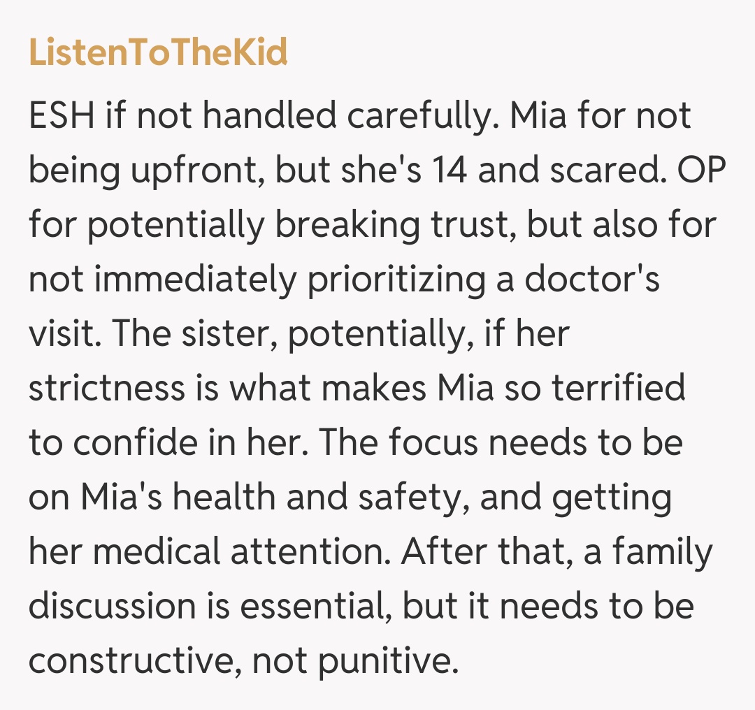 Comentariu de la ListenToTheKid