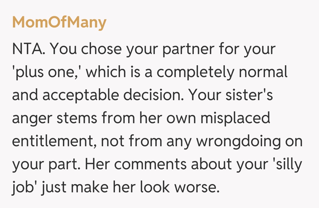Comentariu de la MomOfMany