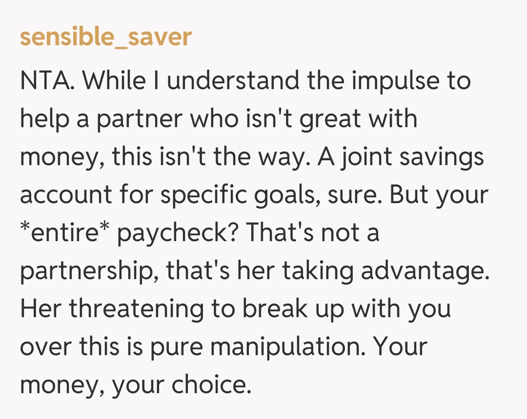 Comentariu de la sensible_saver
