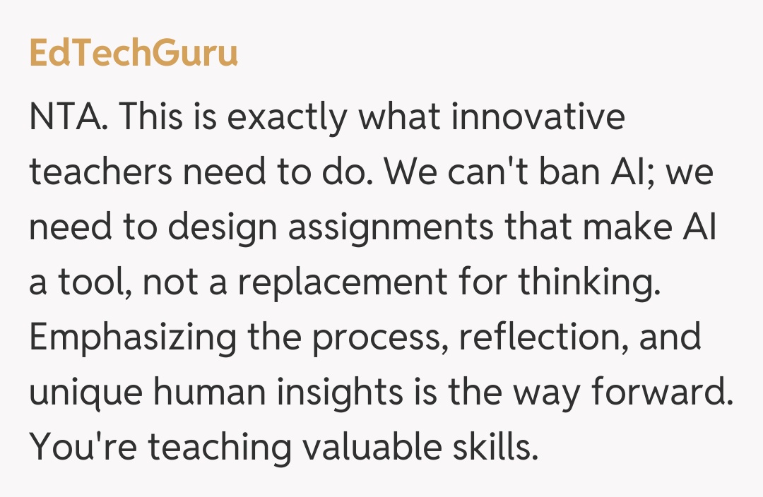 Comentariu de la EdTechGuru