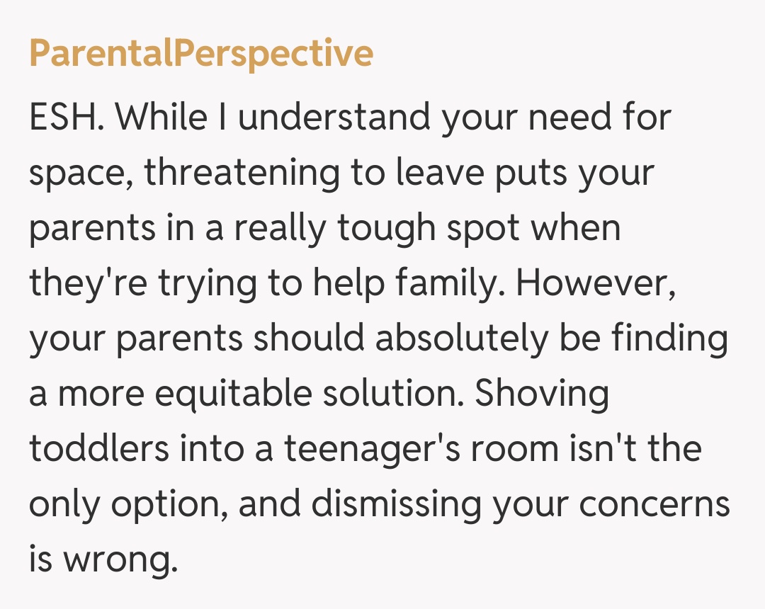 Comentariu de la ParentalPerspective