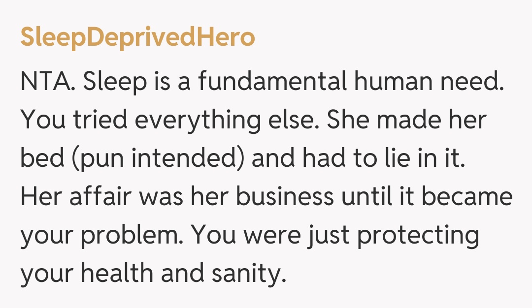 Comentariu de la SleepDeprivedHero