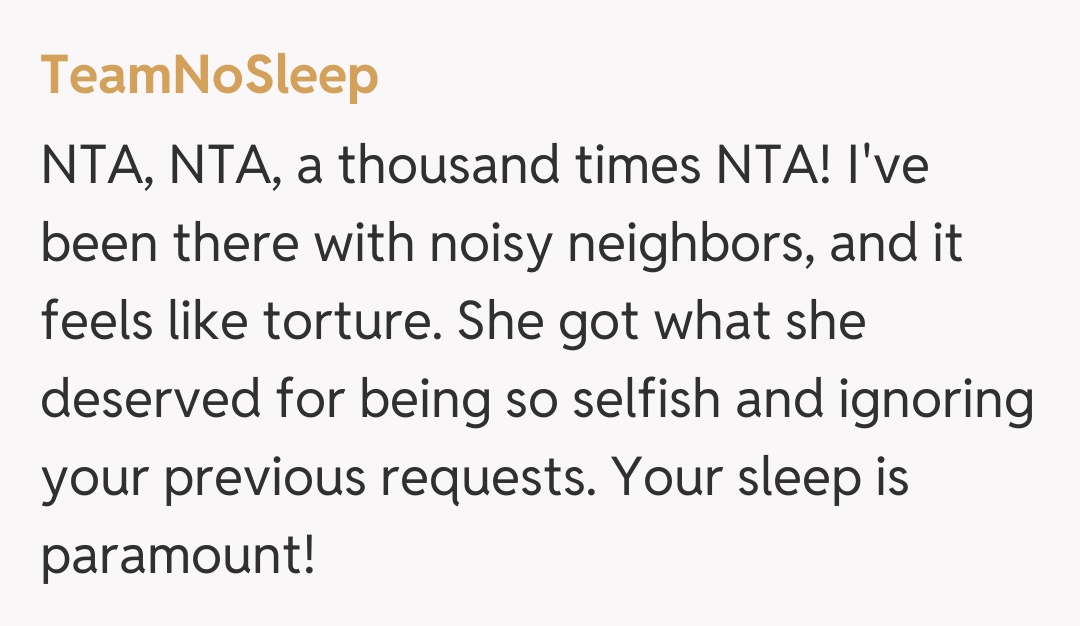 Comentariu de la TeamNoSleep