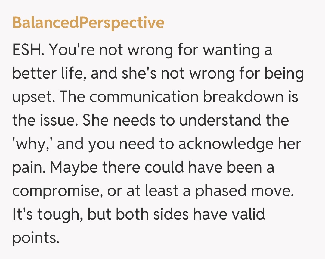 Comentariu de la BalancedPerspective