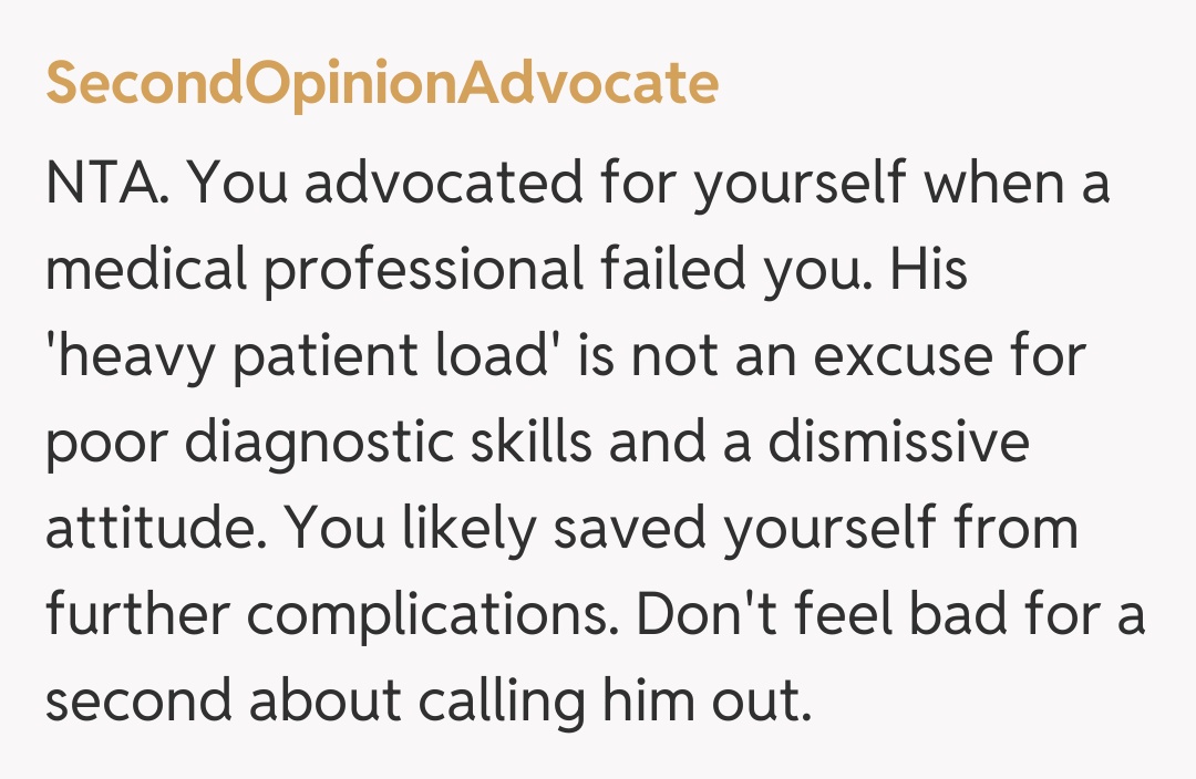 Comentariu de la SecondOpinionAdvocate