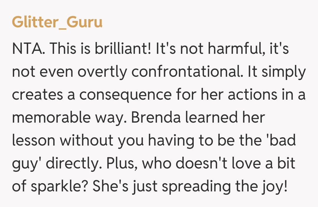 Comentariu de la Glitter_Guru