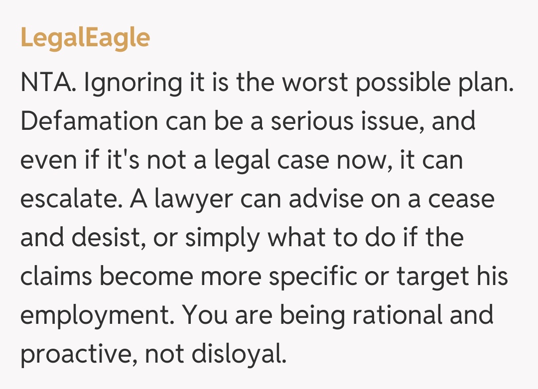Comentariu de la LegalEagle
