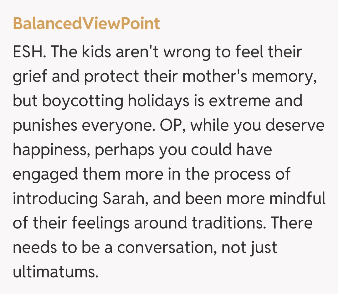 Comentariu de la BalancedViewPoint