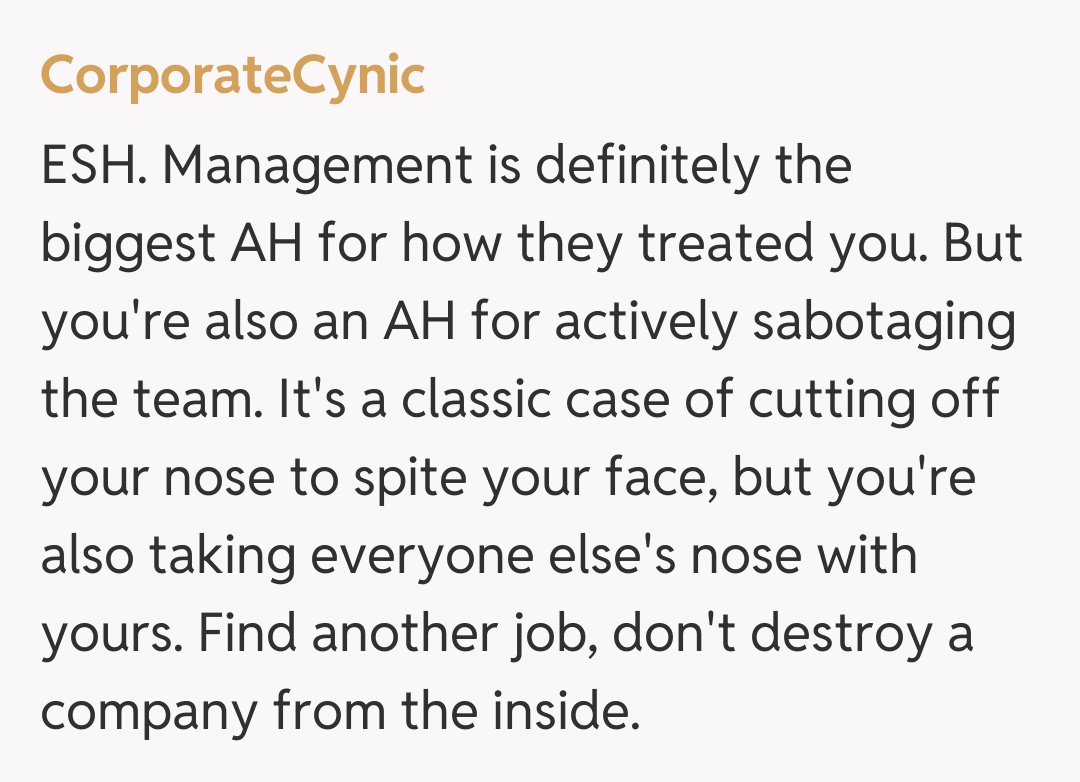 Comentariu de la CorporateCynic
