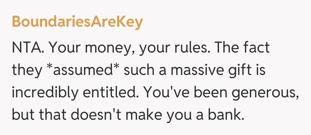 Comentariu de la BoundariesAreKey
