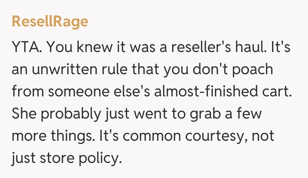 Comentariu de la ResellRage