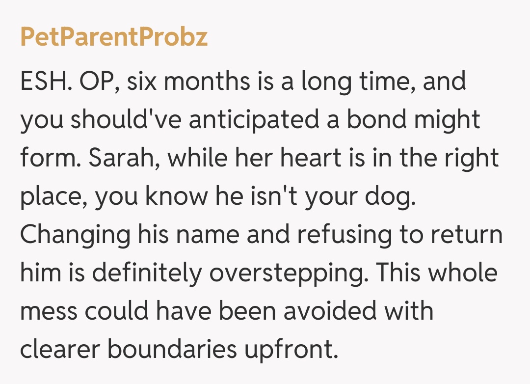 Comentariu de la PetParentProbz