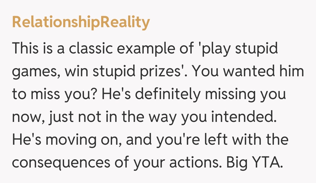 Comentariu de la RelationshipReality