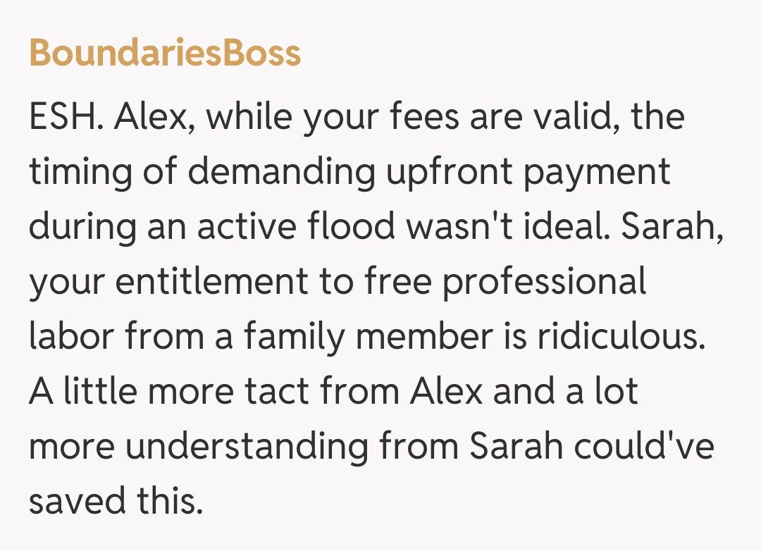 Comentariu de la BoundariesBoss
