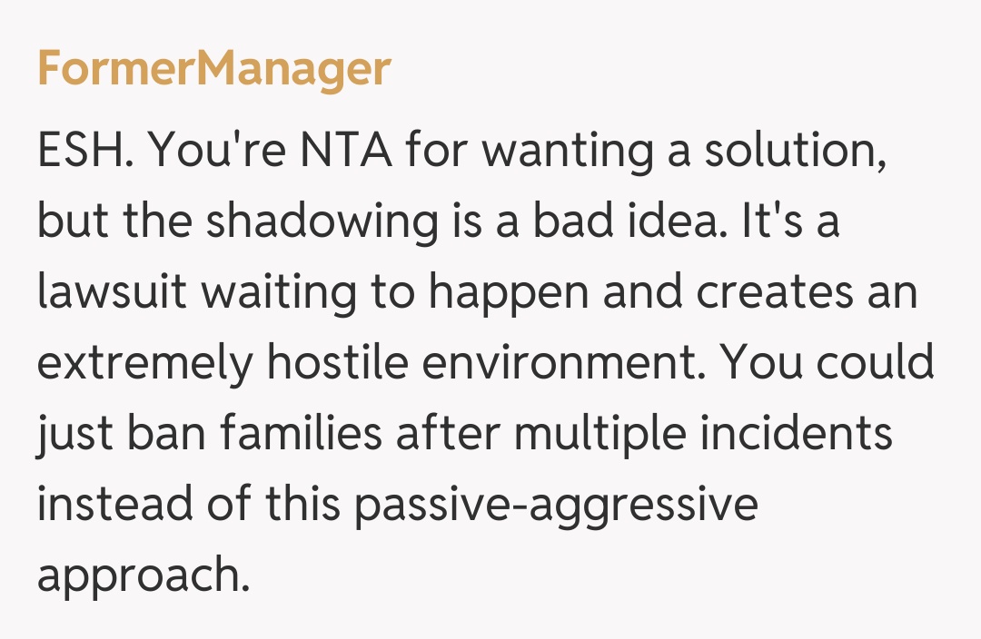 Comentariu de la FormerManager