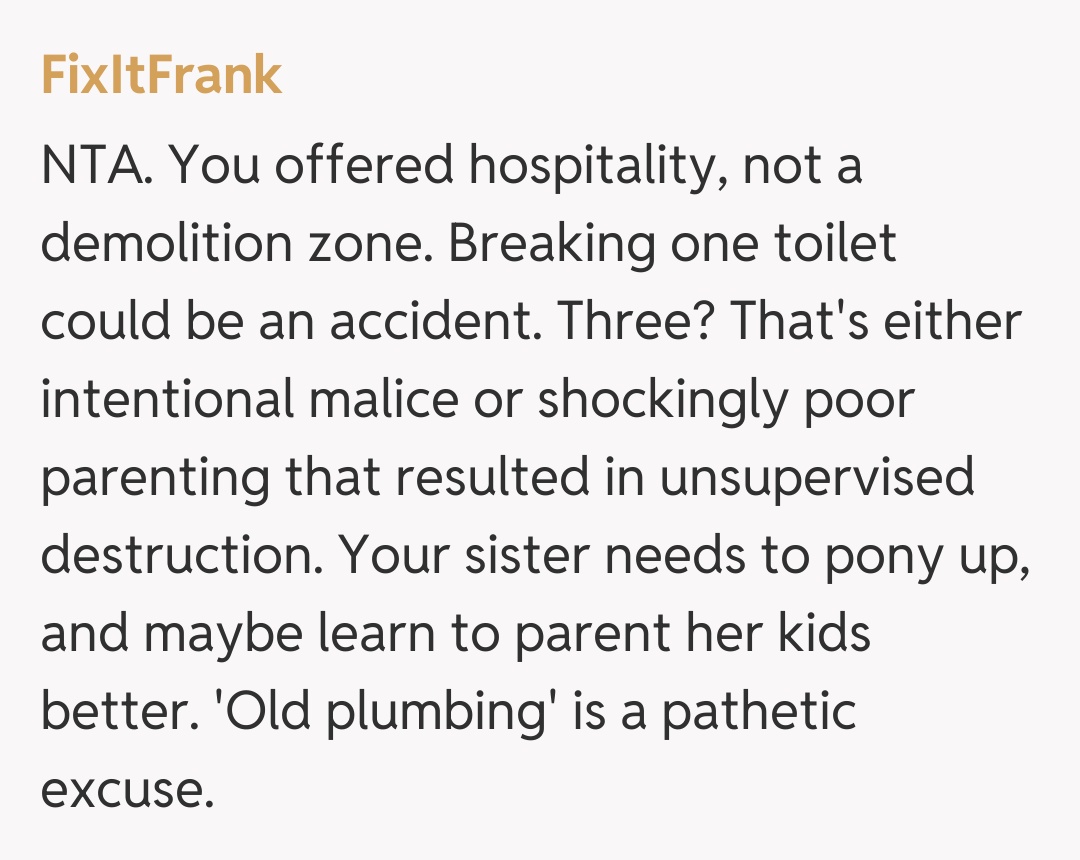 Comentariu de la FixItFrank