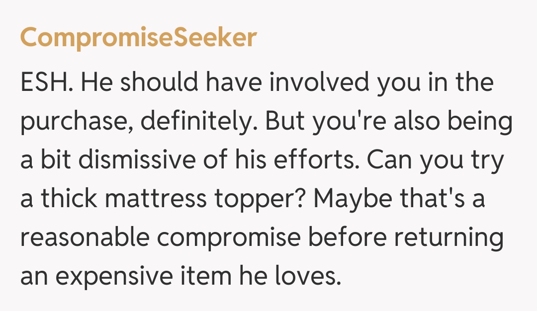Comentariu de la CompromiseSeeker