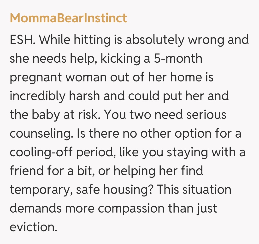 Comentariu de la MommaBearInstinct
