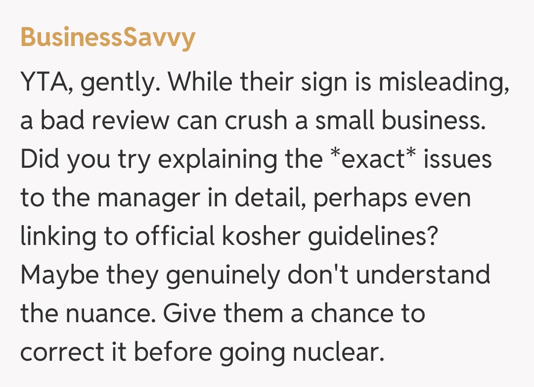 Comentariu de la BusinessSavvy